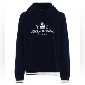 Dolce & Gabbana navy blue mens sweater